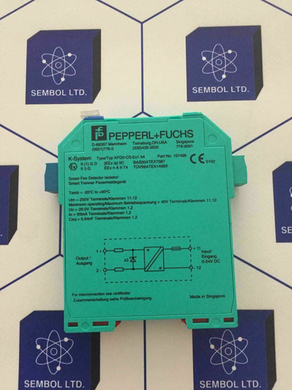 Lot of 10 PEPPERL+FUCHS Smart Fire Detector Isolator / Repeater KFD0-CS-Ex1.54