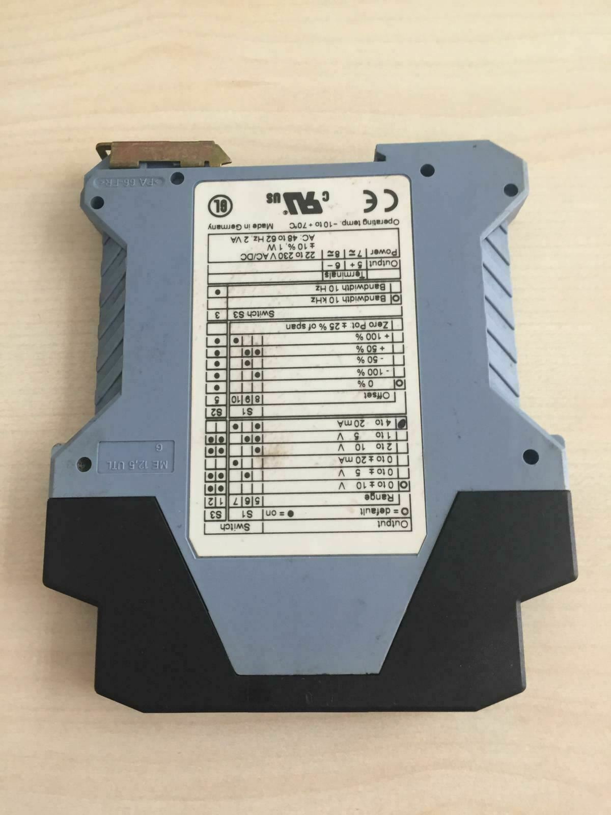 Knick VariTrans DC Isolation Amplifier P 27000 H1