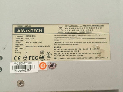 Advantech PPC-6150- RC10AE 15" Panel PC