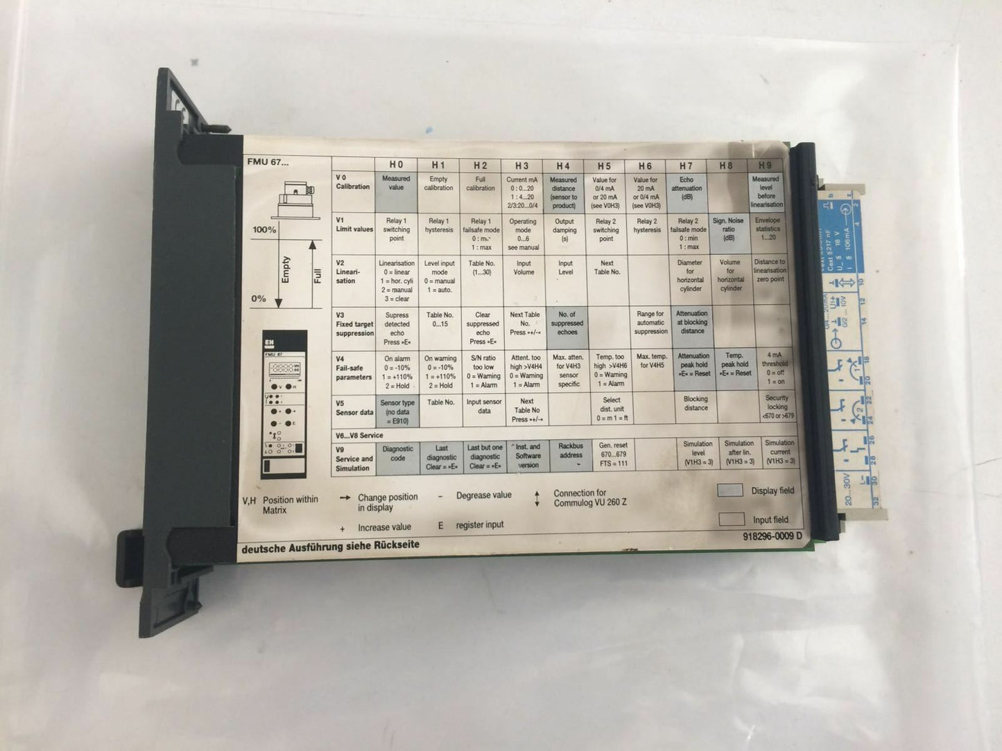 Endress Hauser Novosonic FMU 673 Z FMU673Z