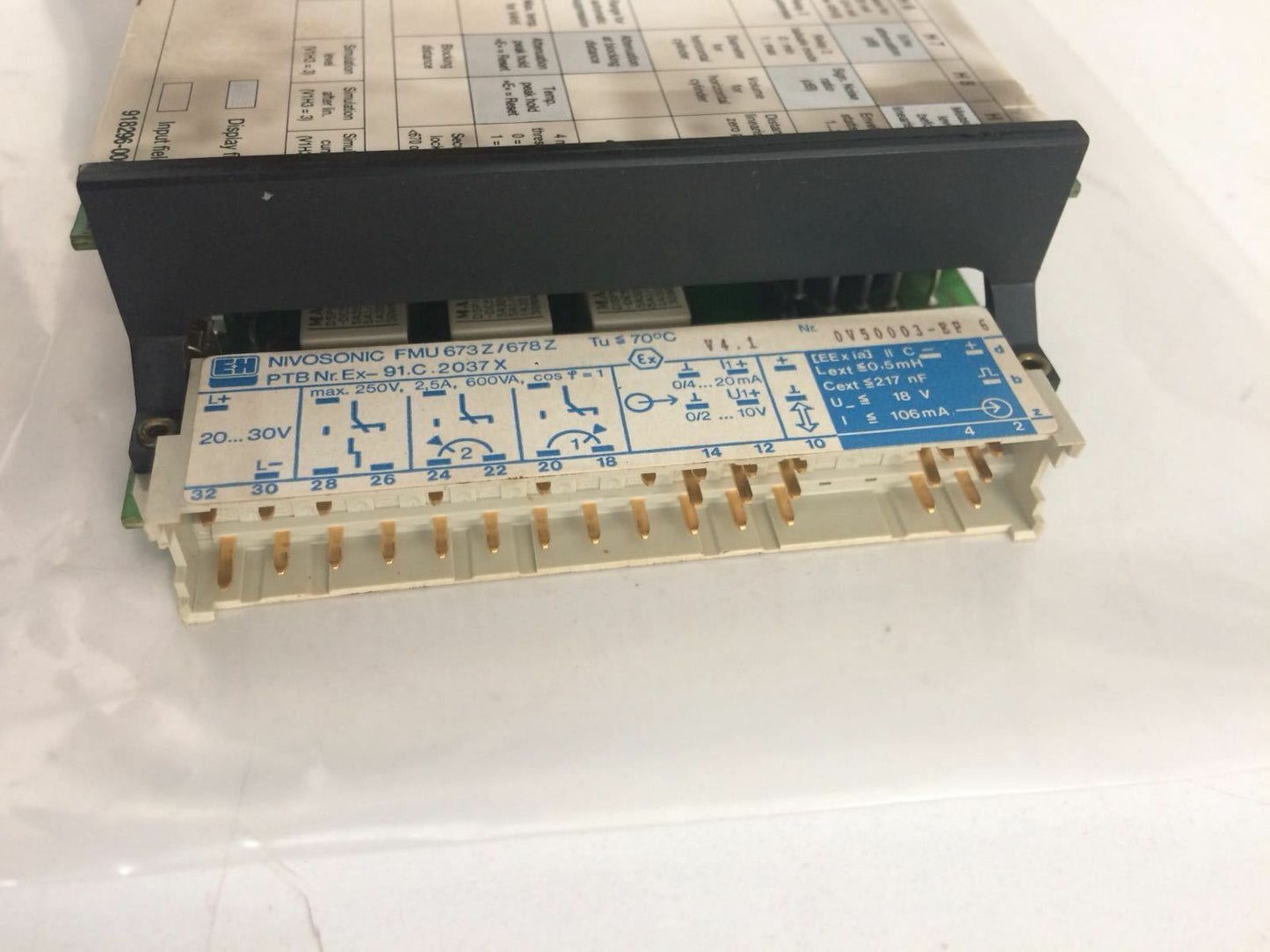 Endress Hauser Novosonic FMU 673 Z FMU673Z