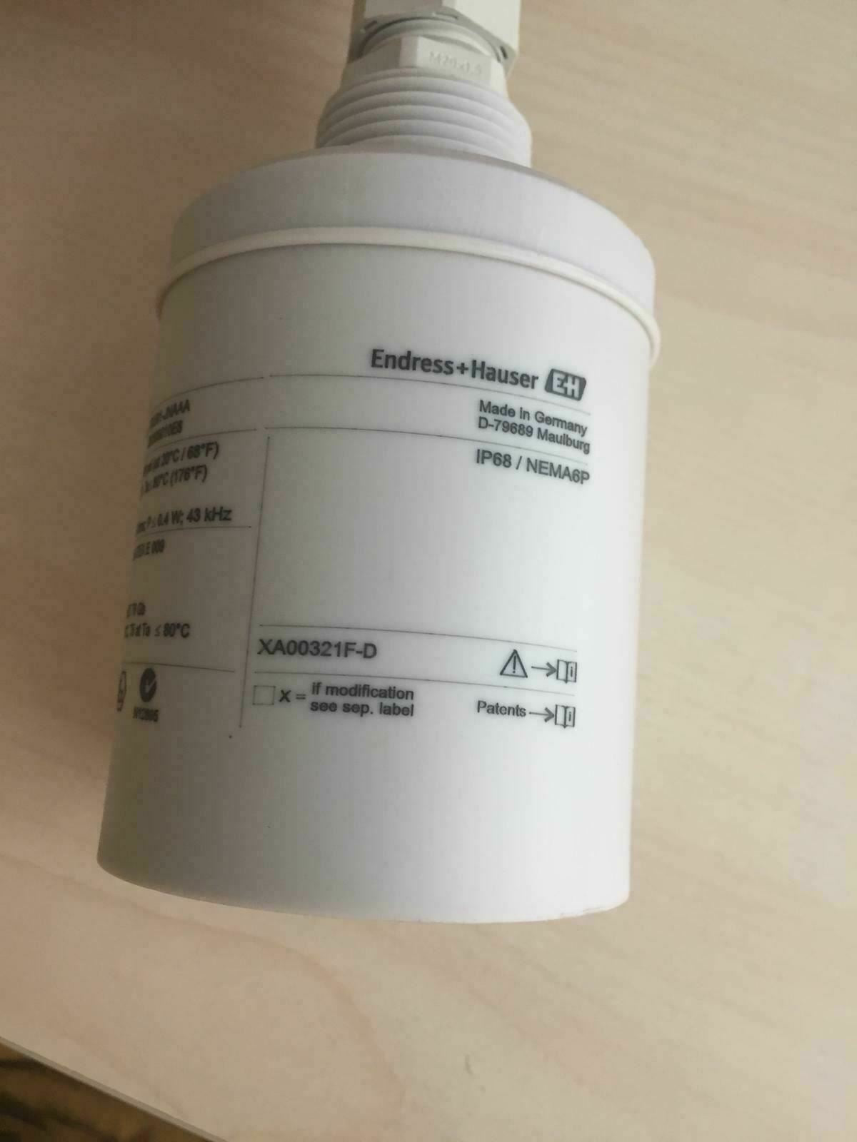 Endress Hauser Prosonic S Ultrasonic Sensor FDU91-JNAAA