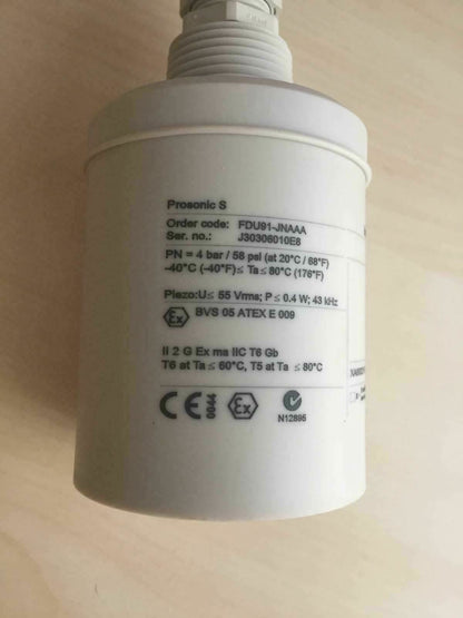 Endress Hauser Prosonic S Ultrasonic Sensor FDU91-JNAAA