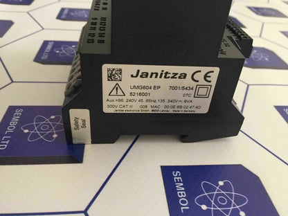 Janitza Umg604 EP Profibus Power Analyzer 240v 45/65hz