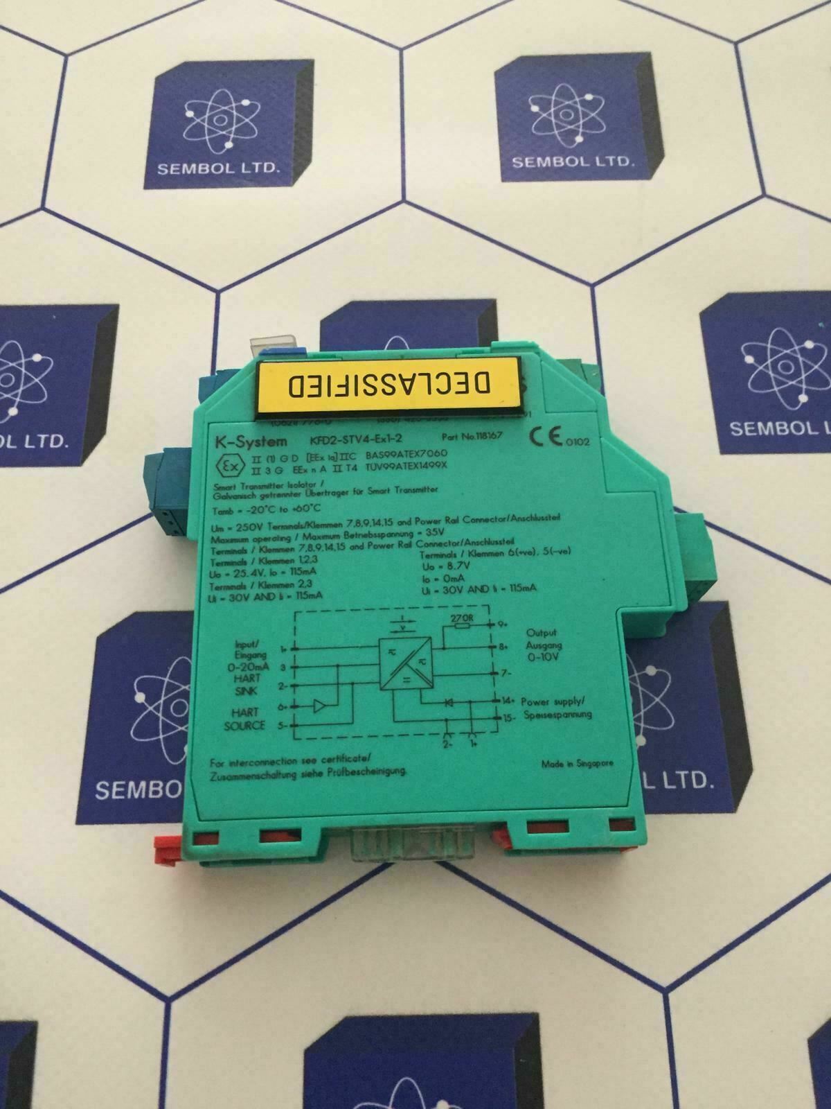 Pepperl + Fuchs KFD2-STV4-Ex1-1 Smart Transmitter Isolator