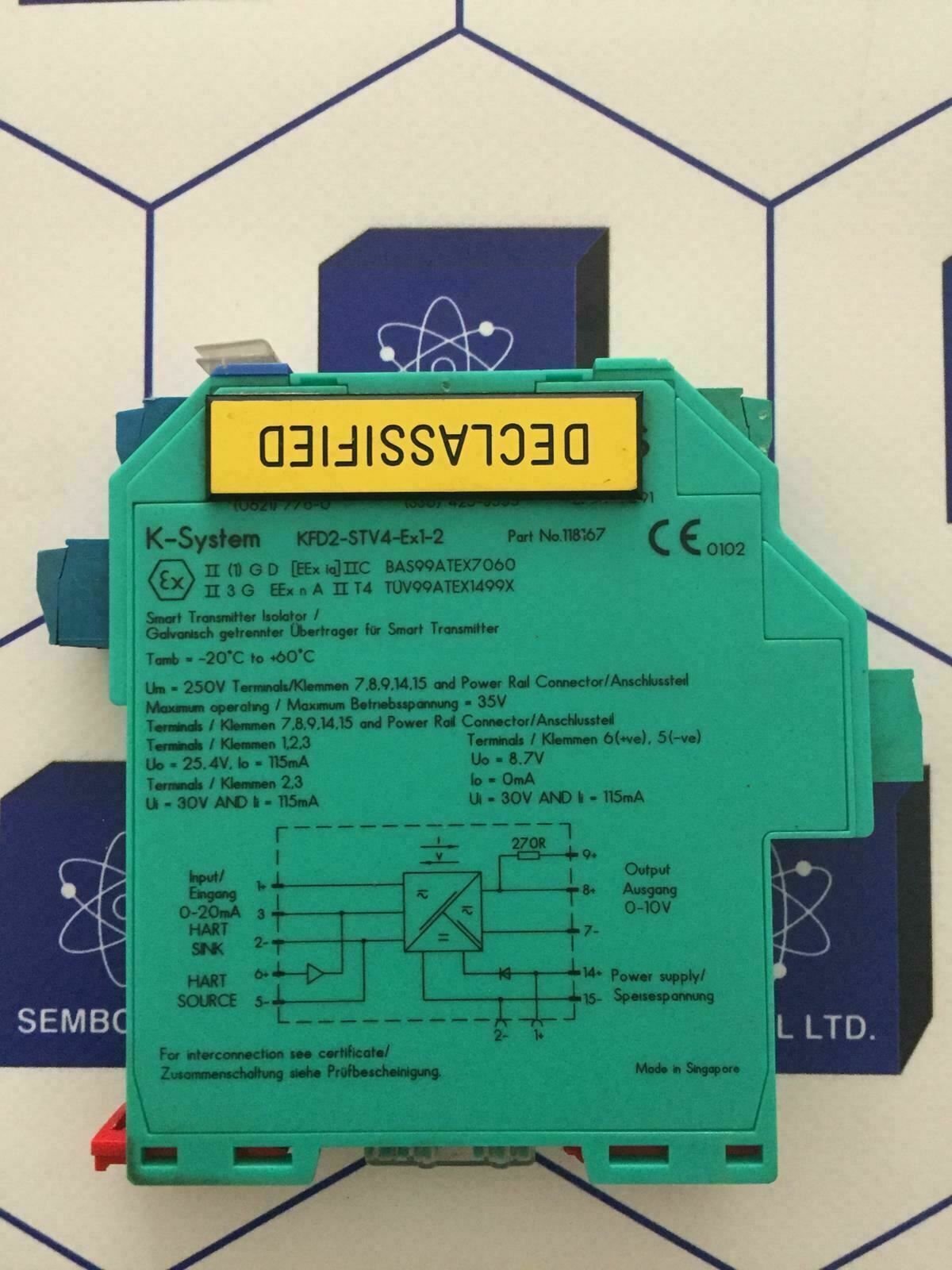 Pepperl + Fuchs KFD2-STV4-Ex1-1 Smart Transmitter Isolator