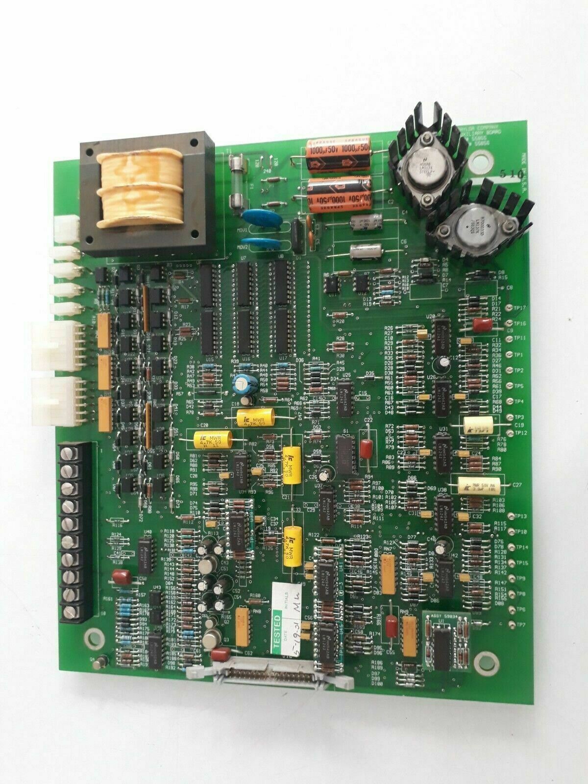 Baylor Company 55855 55856 Auxiliary Board PCB Card Circuit REV.D
