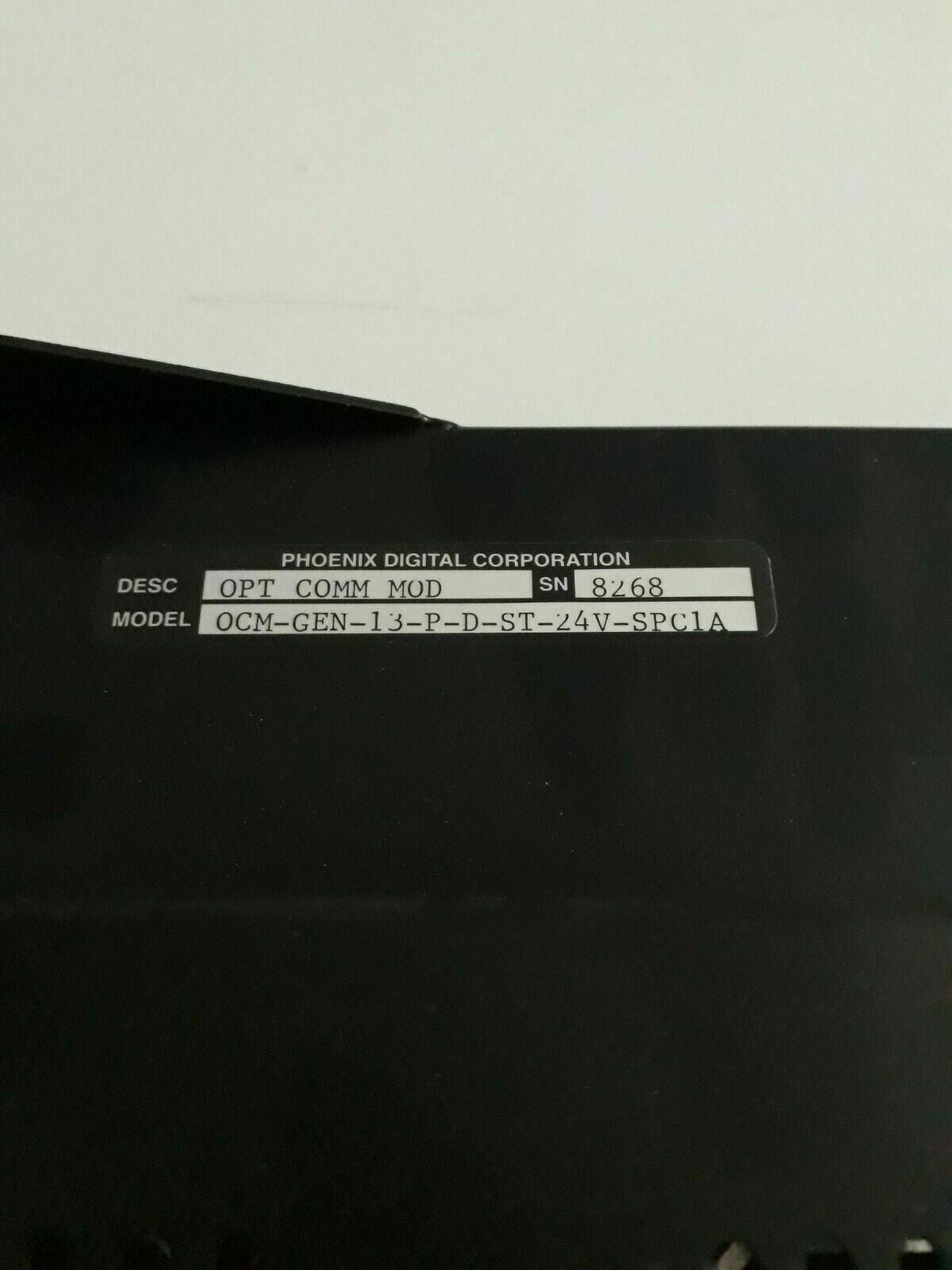 PHOENIX DIGITAL OCM-GEN-13-P-D-ST-24V-SPC1A / OCMGEN13PDST24VSPC1A