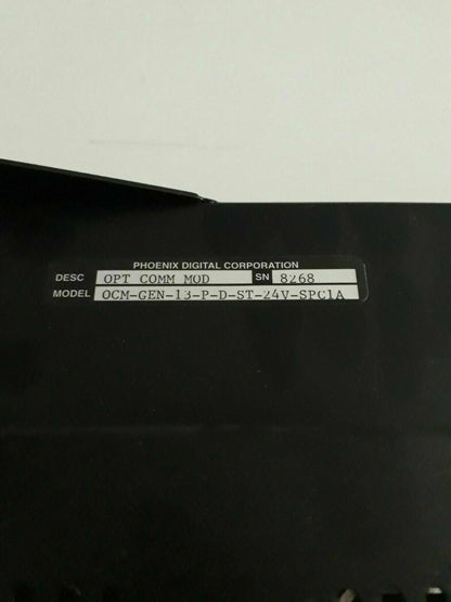 PHOENIX DIGITAL OCM-GEN-13-P-D-ST-24V-SPC1A / OCMGEN13PDST24VSPC1A