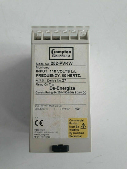 Crompton Instruments Phase Sequence Transducer 252-PVKW