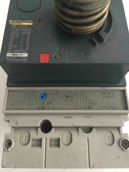 Merlin GERIN Ns100 N Circuit Breaker Ns100-160-250 N/h/na