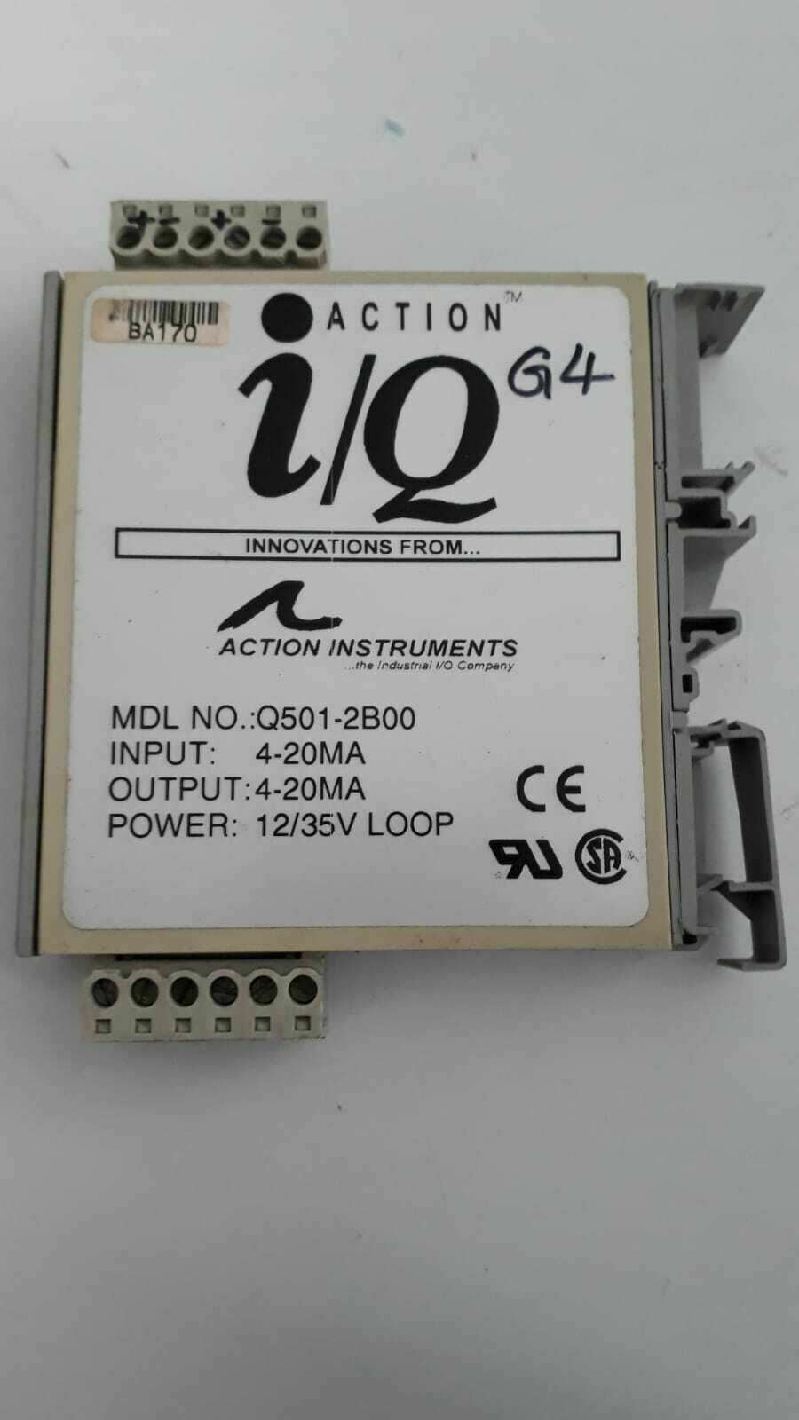 ACTION INSTRUMENTS I/Q Q501-2B00 LOOP POWERED TRANSMITTER