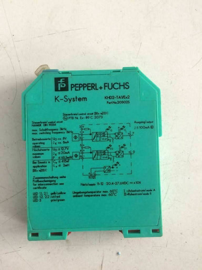 PEPPERL FUCHS 20302S SWITCH AMPLIFIER MODULE KHD2-TA1 Ex2 Fast Shipping
