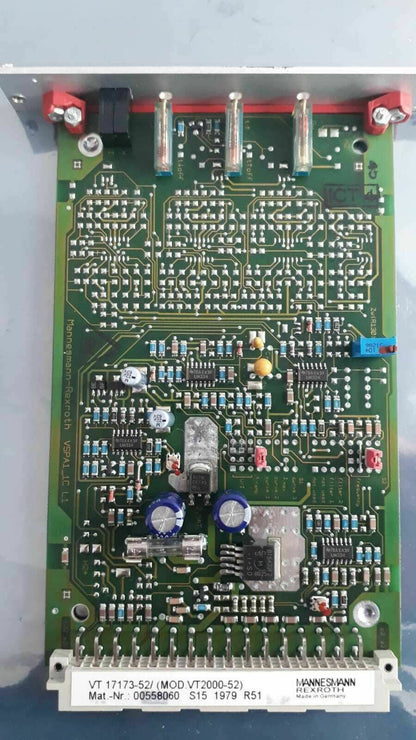 MANNESMANN REXROTH VT 17173-52 MOD.VT2000-52 Mat.-Nr.:00558060 S15 1979 R51