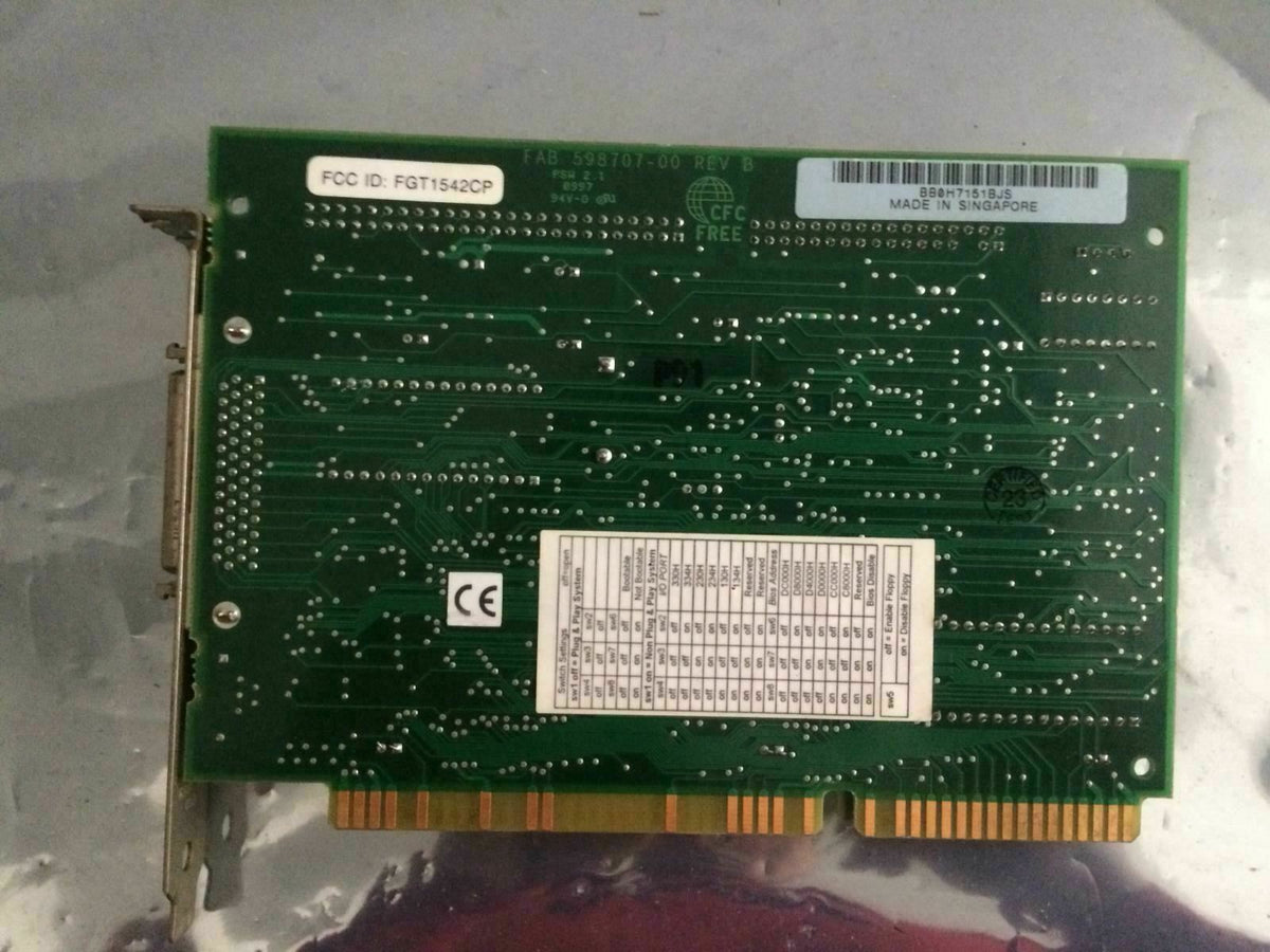 Adaptec AHA-1540/42CP FAB 598707-00 REV B