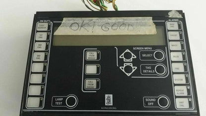 KONGSBERG MARITIME SHIP SYSTEMS AS  8100261 REV A WCU DISPLAY