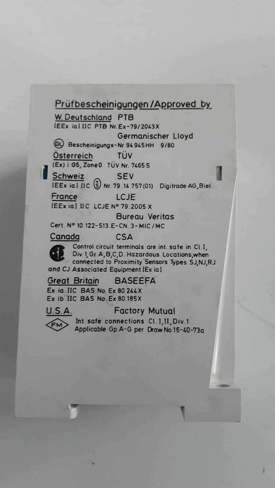 PEPPERL & FUCHS WE77/EX2-220V / WE77EX2 220V