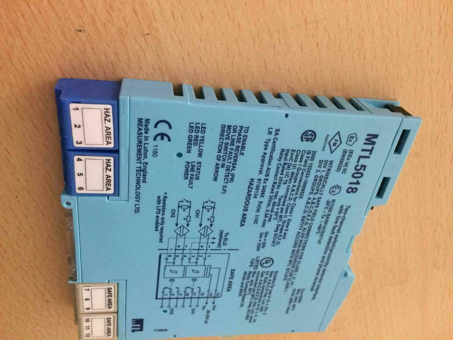 MTL 5018 2ch Switch Proximity Detector Interface Module MTL5018