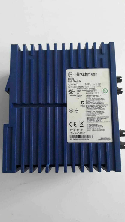 HIRSCHMANN RS20-0800M4M4TDHPHH04.2.02 Rail Switch