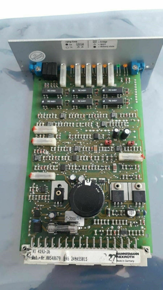 Mannesmann Rexroth Amplifier PC Control Card, VT4593-36 / VT3000