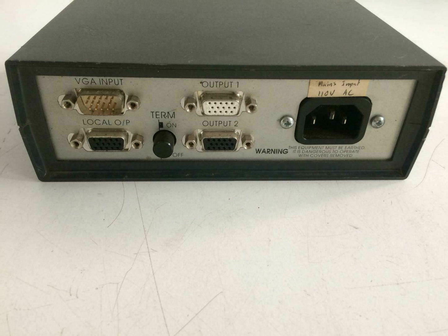 Calibre UK VGA 2 cable compensation adjustment