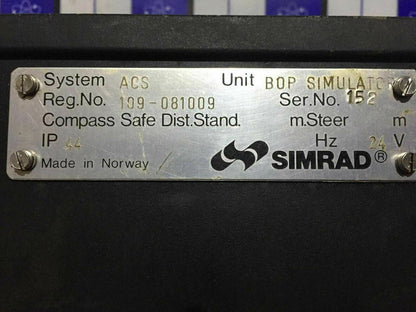 Kongsberg Simrad ACC 401 Acoustic Bop Control System 380-103277 380-103221 ACC 4
