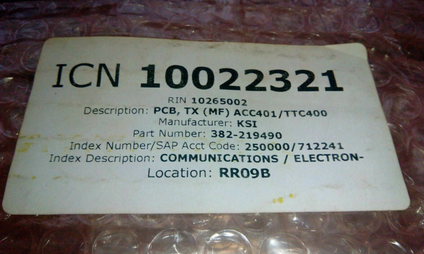 KONGSBERG TX (MF) ACC401/TTC400