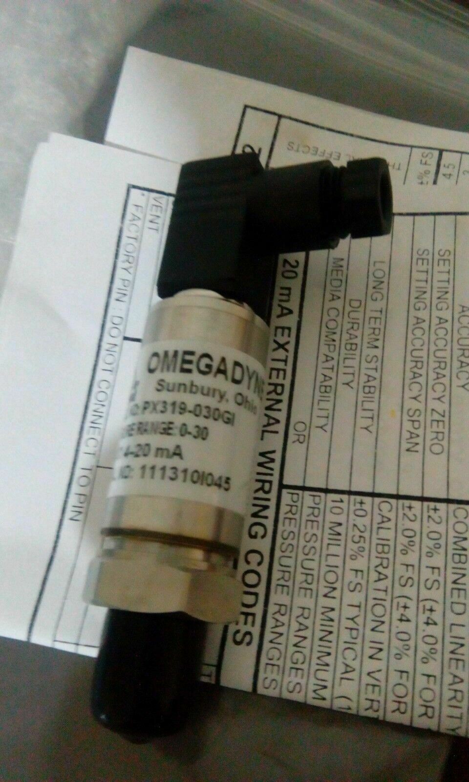 OMEGADYNE px319 030GI PRESSURE TRANSDUCER