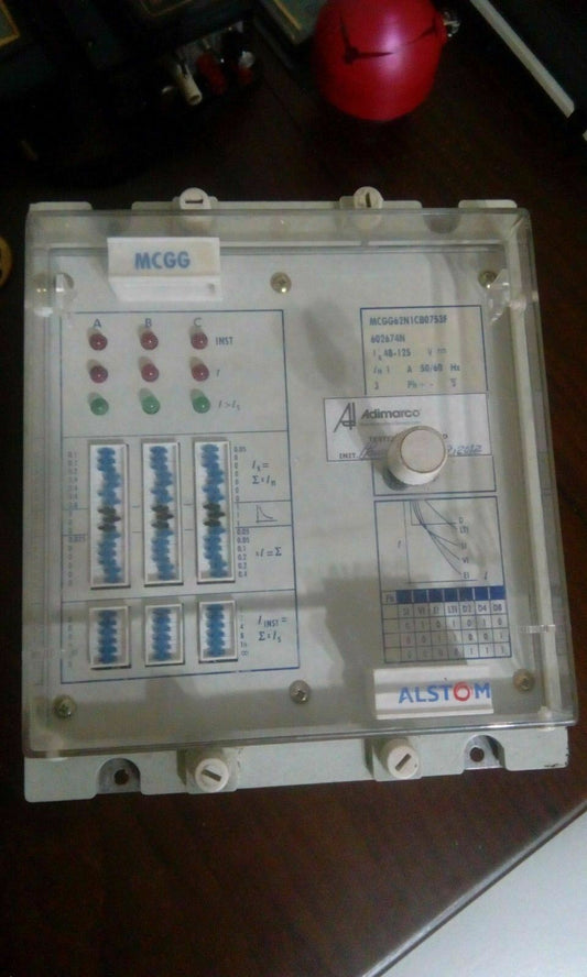 ALSTOM MCGG62N1CB0753F OVER CURRENT PROTECTION RELAY
