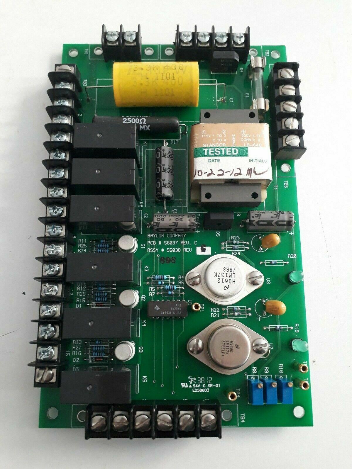 BAYLOR COMPANY PCB 56037 CARD