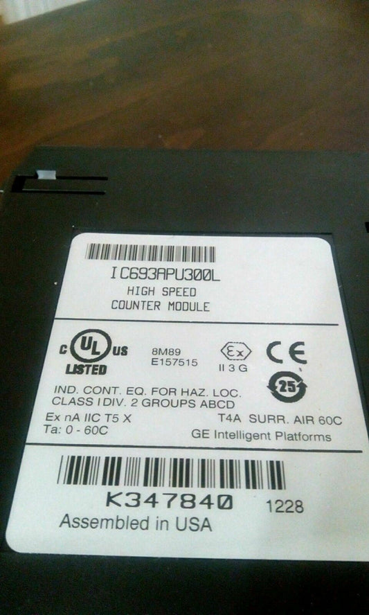 GE-FANUC IC693APU300L HIGH SPEED COUNTER MODULE ic693apu300