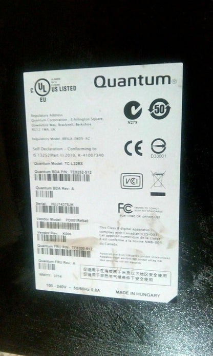 QUANTUM TC-L32BX TE8252-512 Tape Drive