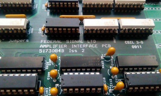 Federal Signal Amplifier Interface Pcb Board 5173084B Expedited Shipping