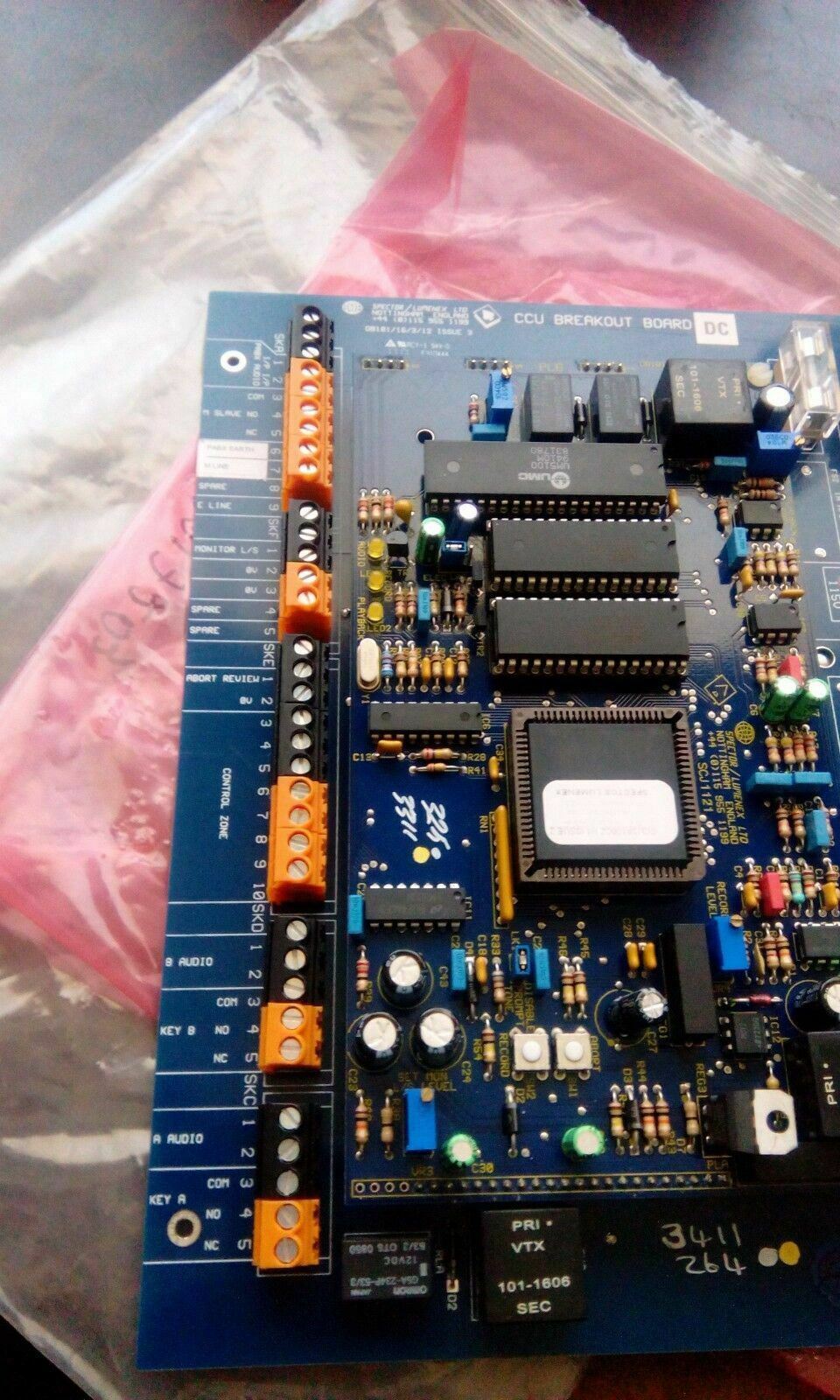 TYCO CCU3/24 Spector Lumenex CCU Breakout Board Dc