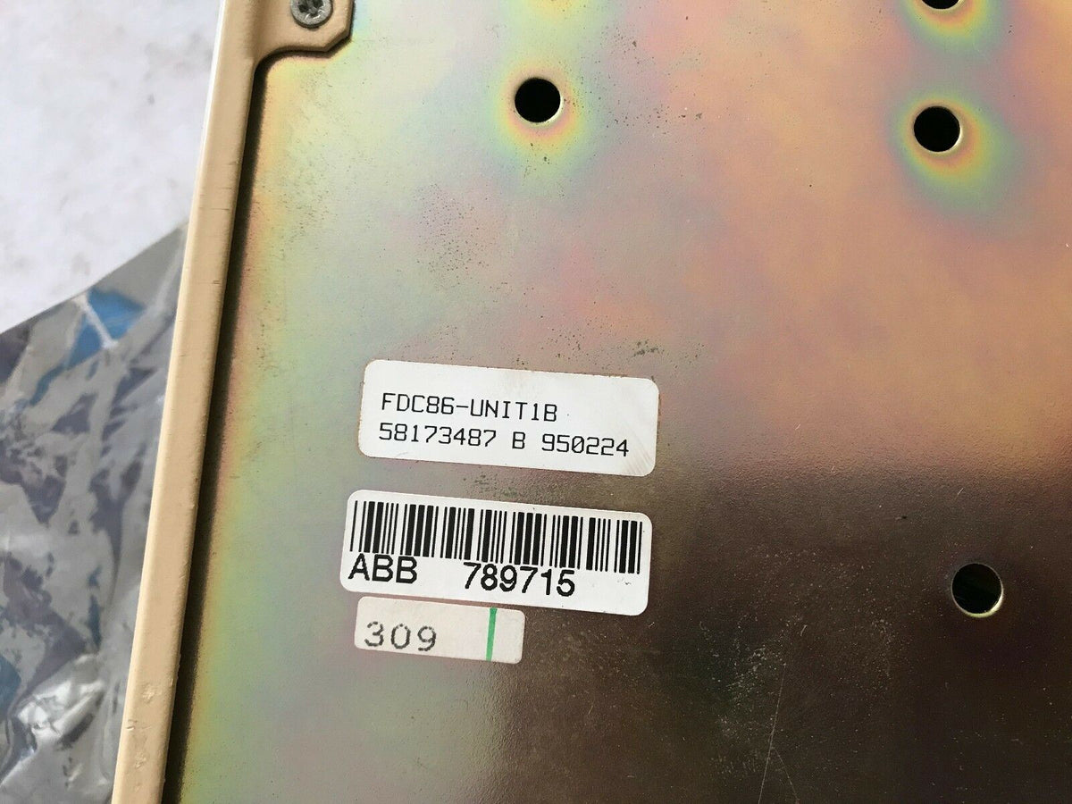 ABB 58173487 Type FDC86 Unit 1B Floppy Disk 3250-FC1 3.5" AB Stromberg