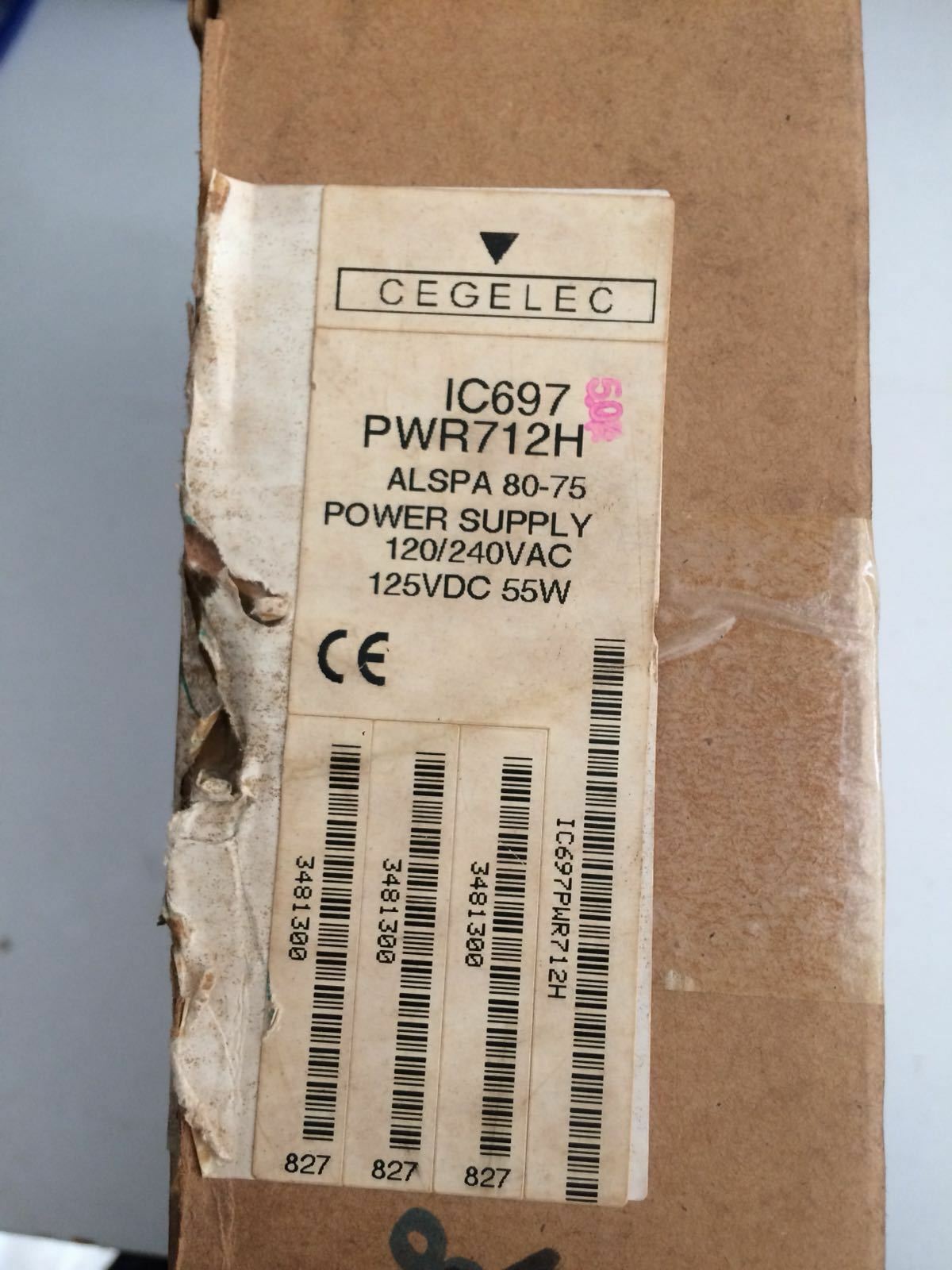 GE FANUC POWER SUPPLY IC697PWR712H
