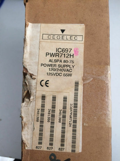 GE FANUC POWER SUPPLY IC697PWR712H