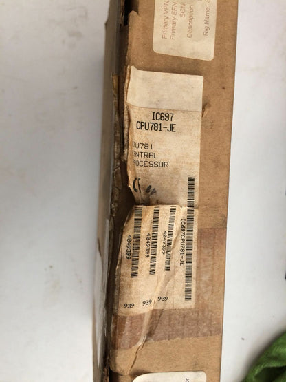 NEW GE FANUC IC697CPU781-JE CENTRAL PROCESS UNIT