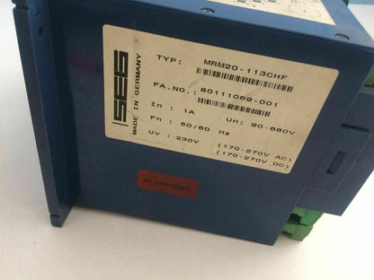 SEG  Motor Protection Relay MRM 20-113 CHF