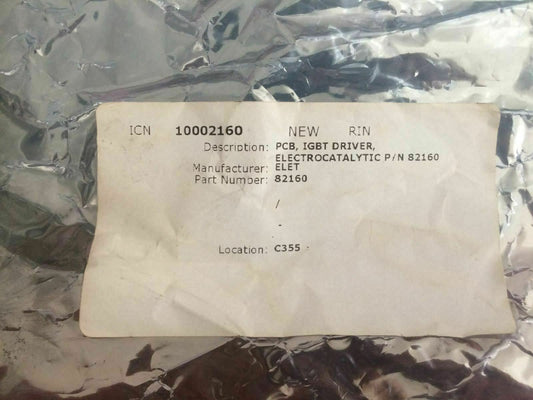 ELECTROCATALYTIC PCB IGBT BOARD - DRIVER A2-82162 PN-82160