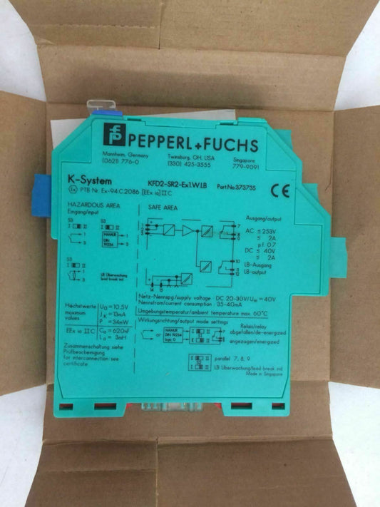 PEPPERL FUCHS 37373S K-System KFD2-SR2-Ex1.W.LB Fast Shipping