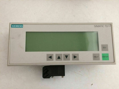 Siemens SIMATIC TD17 Operator Interface Panel 6AV3 017-1NE30-0AX0