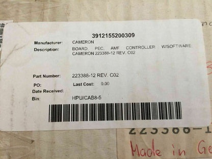Pep 223388-10 REV. C02 Amf Controller