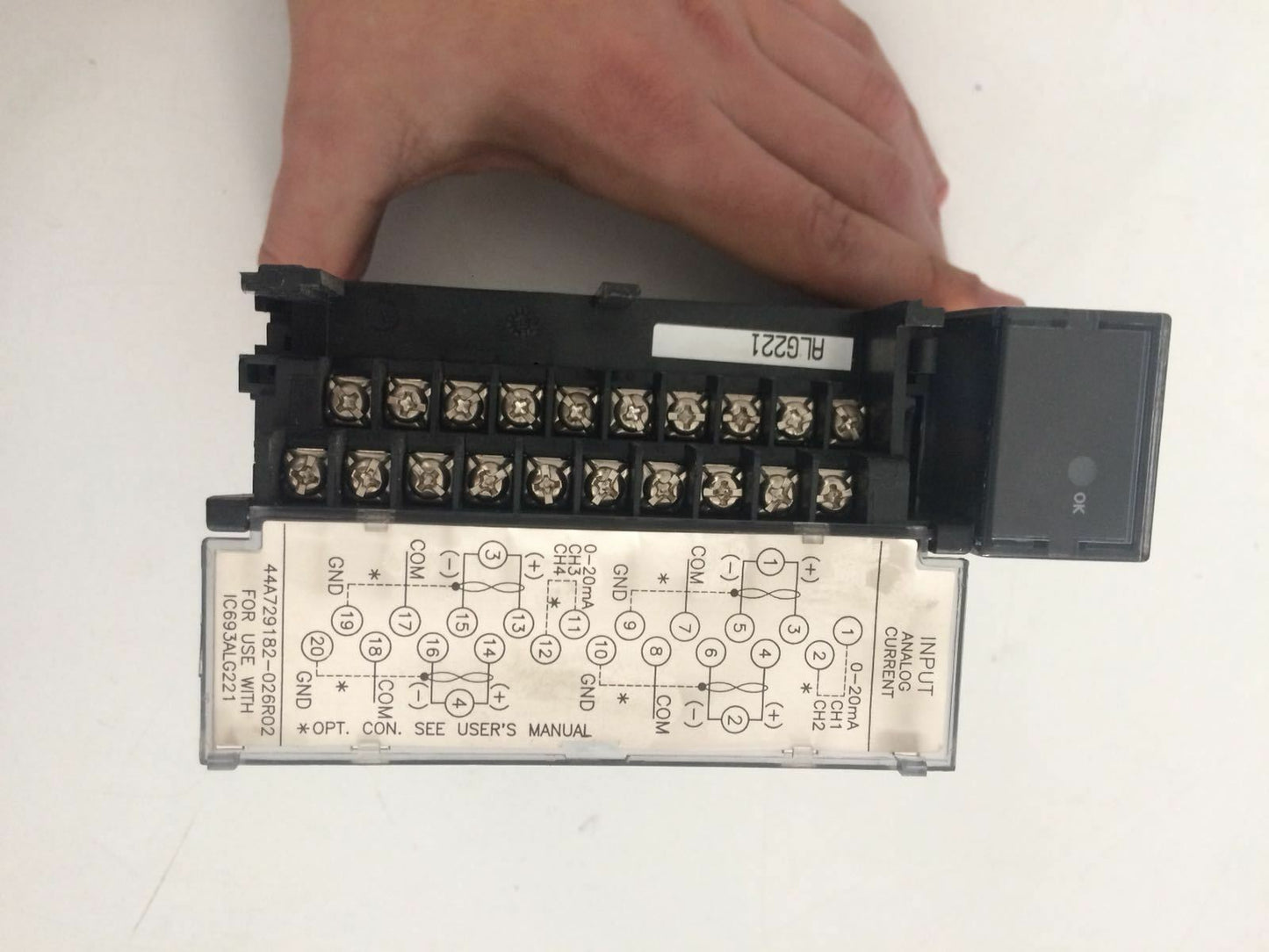 GE FANUC IC693ALG221G Analog Input Module