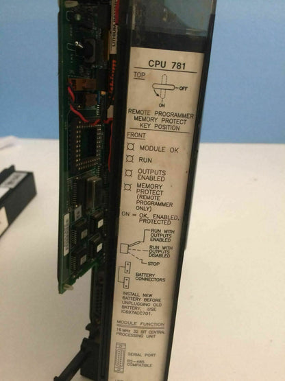 GE FANUC IC697CPU781-JE CENTRAL PROCESS UNIT