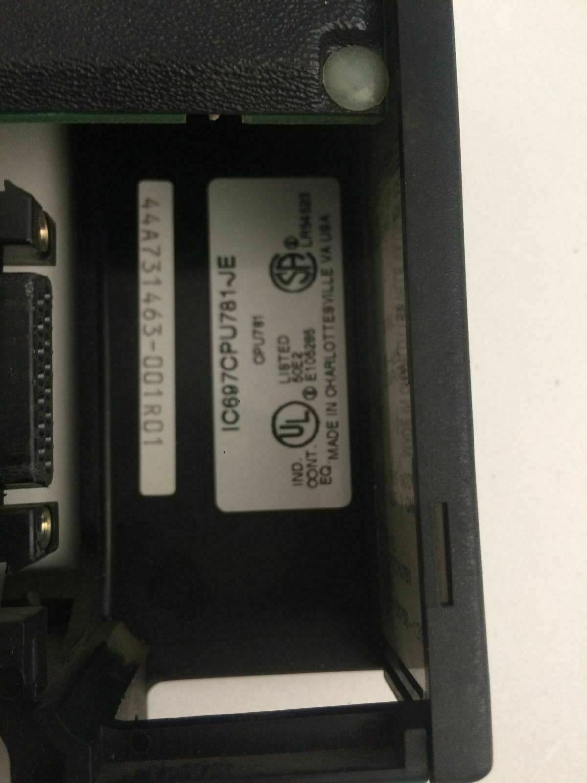 GE FANUC IC697CPU781-JE CENTRAL PROCESS UNIT