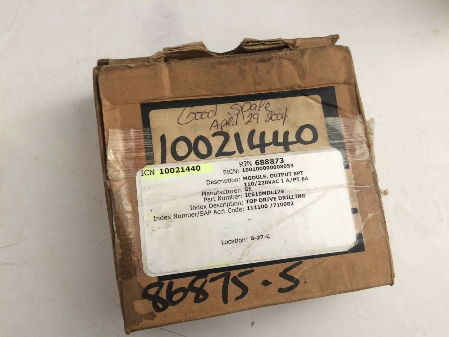 GE Fanuc IC610MDL175B