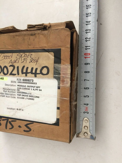 GE Fanuc IC610MDL175B