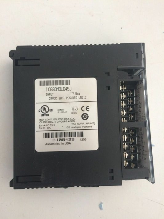 GE FANUC IC693MDL645J INPUT 24VDC 16PT POS/NEG LOGIC