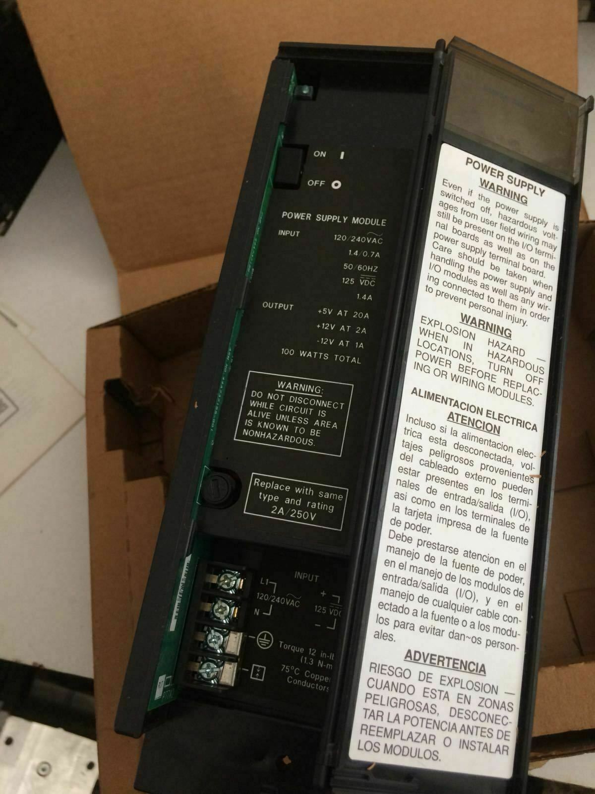 GE-Fanuc IC697PWR713H Power Supply Alspa 80-75